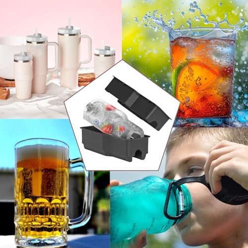 Moldes de hielo reutilizables de silicona para Stanley 40 oz miniatura 5