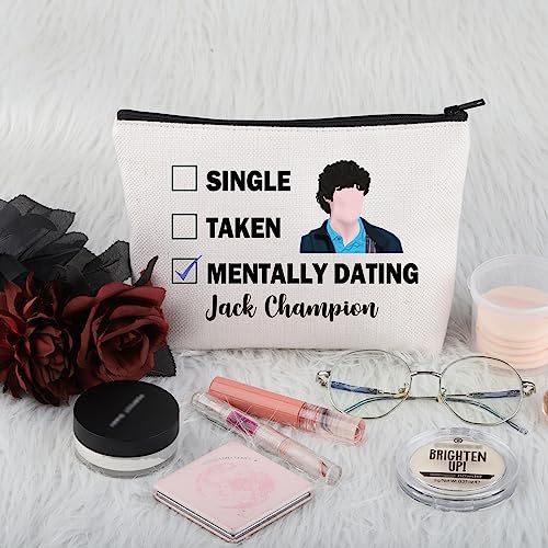 PYOUL Jack C Inspired Gift Mentally Dating Jack C Makeup Bag Jack C Fan Cosmetic Bag (Dating Jack C B), Dating Jack Cham-pion B - Image 3