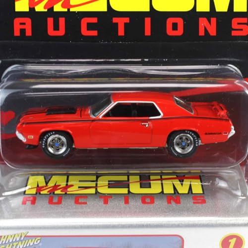 Johnny Lightning 1/64 1970 Mercury Cougar Eliminator miniatura 4