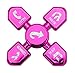 Hanukkah Dreidel Spinner Glossy (Fuchsia Dreidel Spinner)