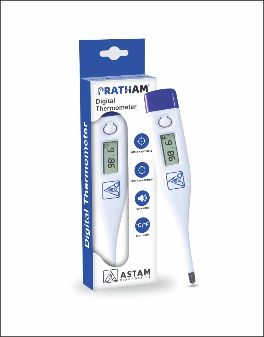 PRATHAM Digital Thermometer With Quick Measurement of Oral, Underarm Temperature in Celsius & Fahrenheit | Medical Thermometer for adults & Babies-picture-10