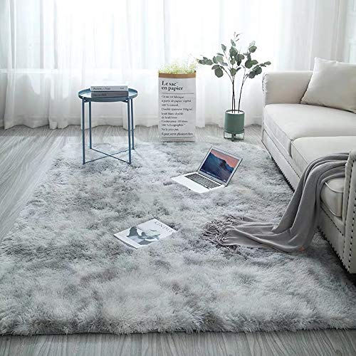 Tapis de yoga moelleux anti-dérapant en fourrure synthétique pour chambre
