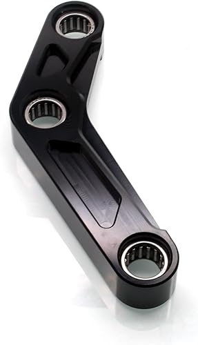 Vista 16 de MZS Eslabón de bajada de motocicleta, eslabones de caída de 1.5 pulgadas, kit de suspensión trasera, accesorios color negro, compatible