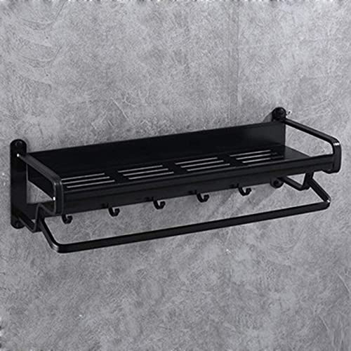 Porte-serviettes mural double couche en aluminium durable