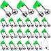 BEAHING 20Pcs Fishing Bells, Plastic Fishing Bells for Rods Clips with Dual Alert for All Kinds of Sea Rod, for Rods