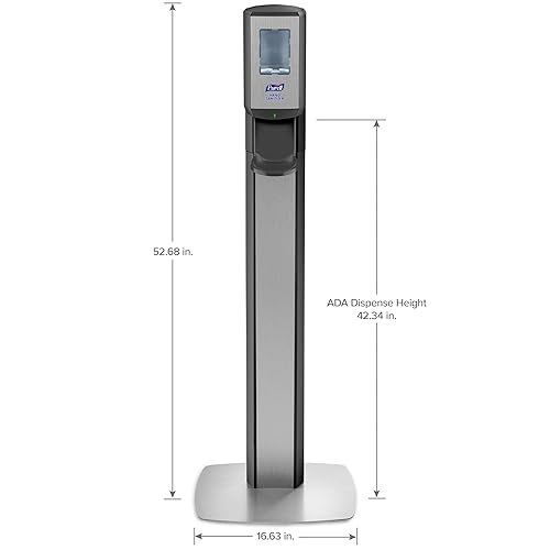 Miniatura 6 de PURELL MESSENGER 7518-DS-SLV - Soporte de suelo con dispensador automático CS8, grafito (paquete de 1)