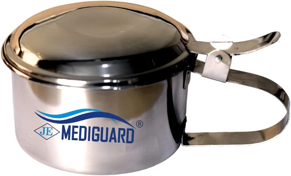 Sputum Cup with Cover Sputum Mug with Cover Spitting Mug with Lid Stainless Steel Spitting Mug with Lid Sputum with Cover Stainless Steel Strong & Durable