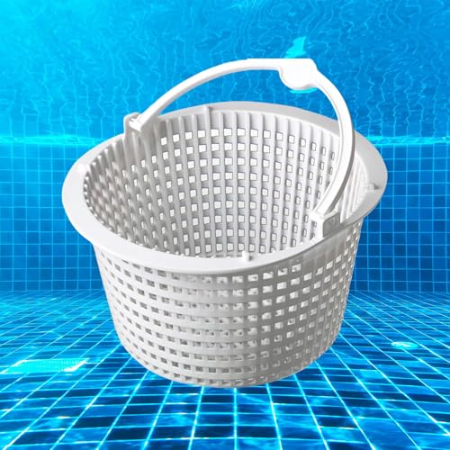 Générique Panier Skimmer Piscine, Panier Skimmer Piscine 18 Cm, Filtre Panier Piscine Skimmer - Panier De Rechange pour Skimmer Standard,Préfiltre De Piscine avec Poignée pour Un Retrait Facile
