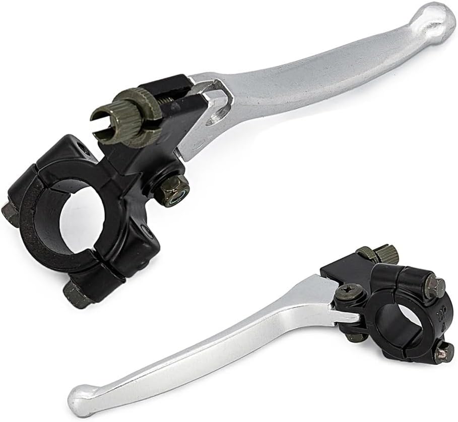 22mm 7/8-inch Left Aluminum Alloy Clutch Lever Handle Suitable Fit For HON YA K SUZ KA Pit Bike ATV Motorcycle