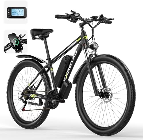 29" Electric Bike for Adults, Max 37MPH 2000W Peak 921.6WH Electr...