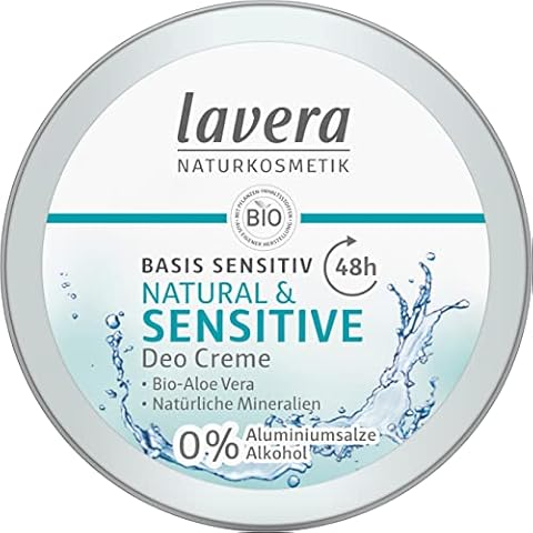 Desodorante lavera sensible con aloe vera orgánico y minerales naturales, 48h protección (1 x 50 ml) Cover