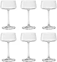 Taças para Espumante Vinho Coquetel Champagne em Cristal Bohemia Sommelier (220ml, Coquetel)
