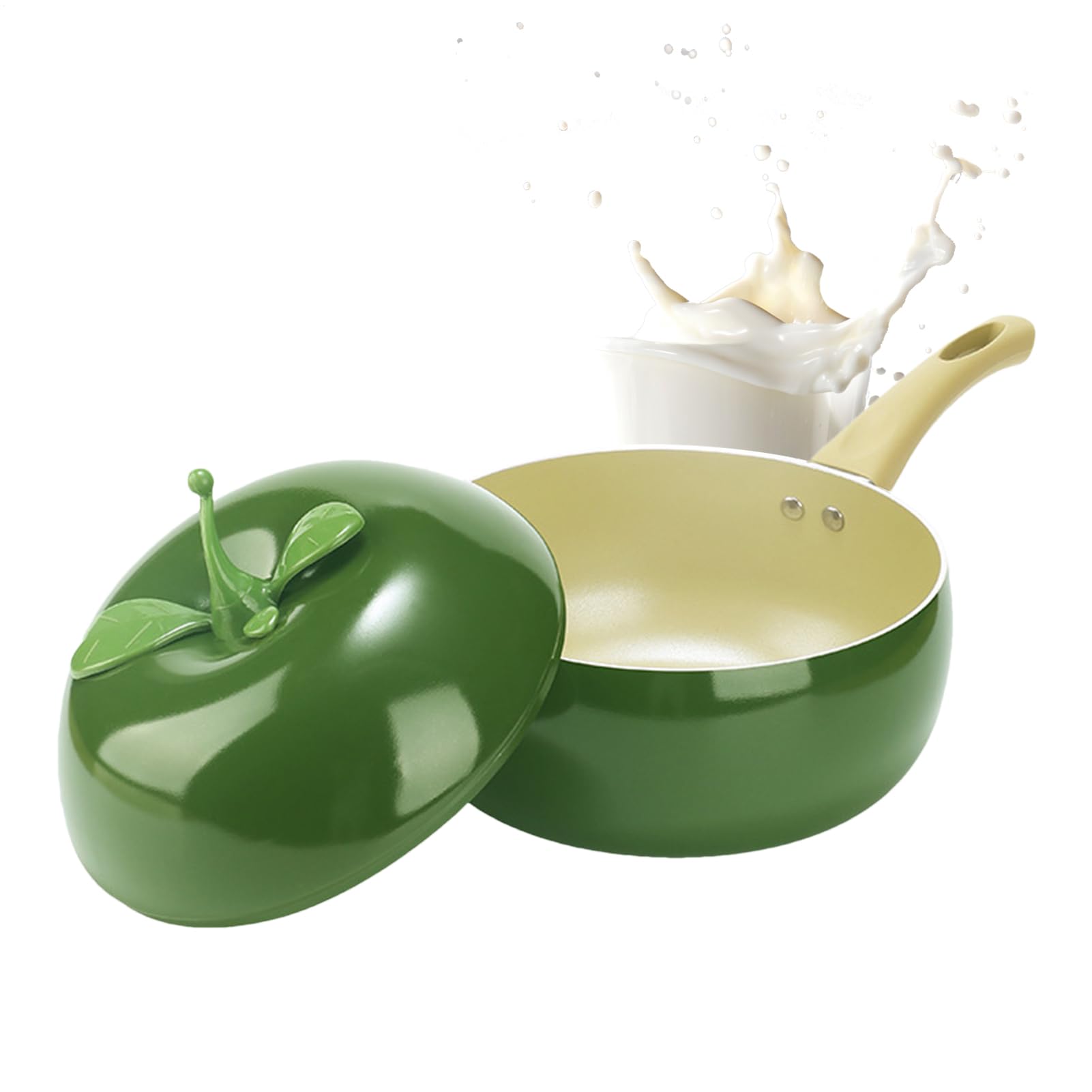 Pentola Per Sugo Con Coperchio Pratico, Multiuso, Antiaderente, Fruttiforme | Pentola E Padella Adatte All'Induzione Ideale Per Pasta, Zuppa, Spaghetti, Uso In Cucina Domestica E Ristorante