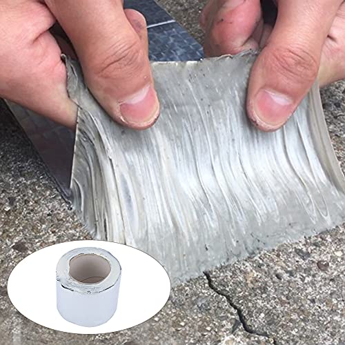 RASTKY Cinta Impermeable de Goma de Primera Calidad, Adhesivo Fuerte, Sellador de Juntas de Expansión para Construcción, 7,5 Cm X 10m (1,2 mm de espesor 5 m * 10 cm)