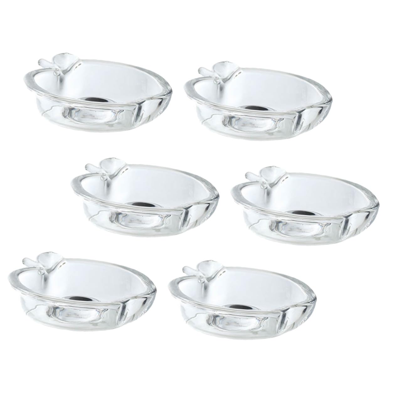 Assiettes apéritif en verre plats sauces et condiments lave-vaisselle