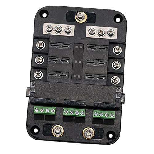 Bloc de fusibles 10v-24v 80a idéal pour l'autonomie en camping-car et bateau