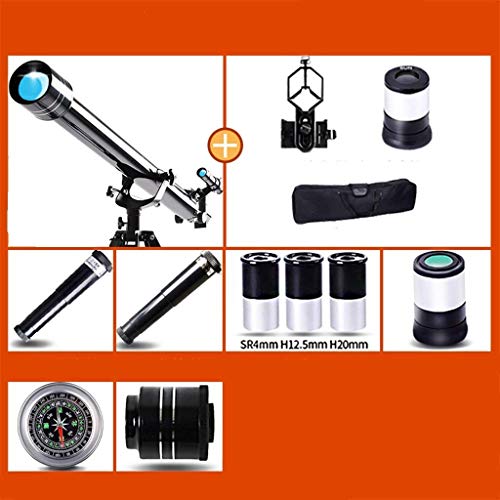 SEESEE.U Teleskop für Kinder 900 mm Brennweite, Reise-Refraktor-Teleskop Guter Partner zum Betrachten von Mond und… – Bild 4