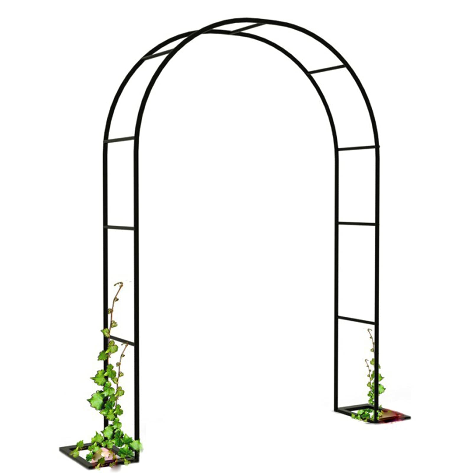 Arche de jardin en métal treillis pour plantes grimpantes et tonnelle extérieure