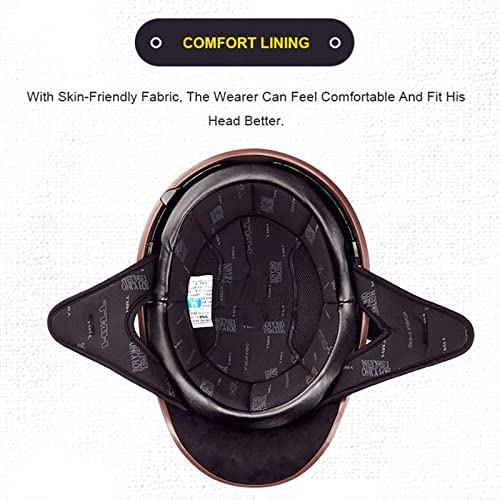 Casque Moto Léger EBAYIN avec Attache Rapide Quick Release Jet Bol - 4