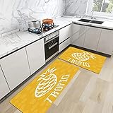 【Antidérapant】 Nos tapis de cuisine offrent une surface antidérapante, assurant une sécurité et une stabilité accrues lors de la préparation des repas ou de la vaisselle.