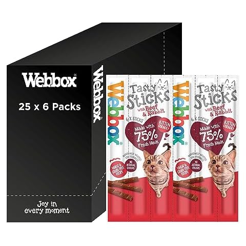 Webbox Tasty Sticks Cat Treats - Beef and Rabbit Cover
