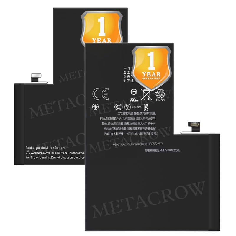 Image of Original Battery Compatible for Apple iPhone 13 Pro Max (A2643, A2484, A2641, A2644, A2645) - (4352mAh) - 1 Year Warranty