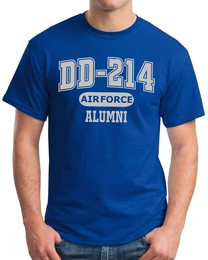 ThreadabilitiesDD-214 US Air Force Alumni T-Shirt for Proud, Brave Retired USAF Veterans