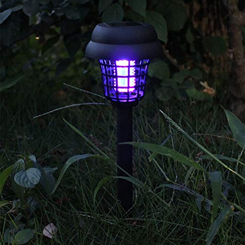 Mückenvernichter, Mückenschutz-Mörderlampe, solarbetrieben, für den Außenbereich, LED-Licht, Mückenschädling, Insektenvernichter, Wegbeleuchtung