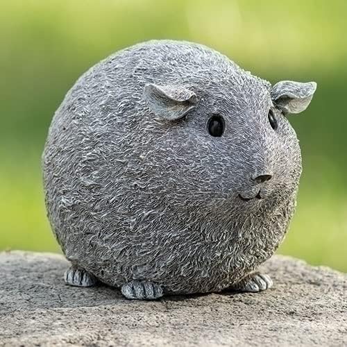 Roman Guinea Pig Pudgy Pals Statue, 5.5in Height, Outdoor Decor, Garden Accessories