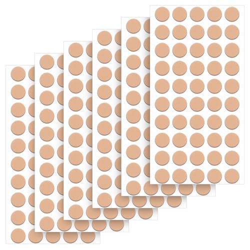 Classicseali 300 Stück Ohrringe Abkleben 10 mm Pflaster für Ohrringe Sport Wasserfeste Ohrring Abkleben Sport Unsichtbare Ohrring Support zur Reduzieren Sie die Spannung der Ohrläppchen Hautfarben