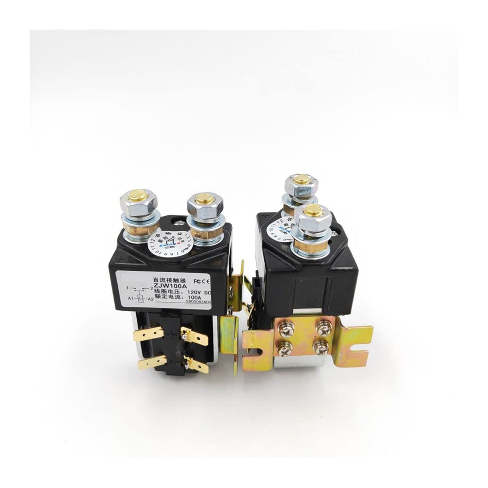 Contacteur CC SW80 ZJW100A avec bobine 36V haute conductivité pour treuils
