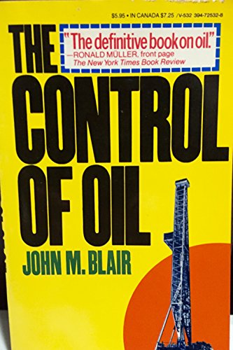 The control of oil 0394725328 Book Cover