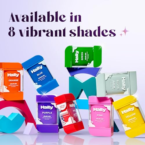 Hally Hair Temporary Hair Color, Shade Stix (Blue) - 12 Ml Washable Hair Chalk For Kids thumb #5