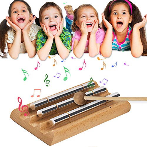 image for EONLION Meditation Chimes Trio, Mindfulness Trio 3 Tone Hand Bell Musi