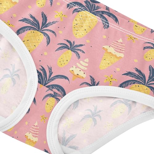 Little Girl Underwear Toddler Panties Kids Undies Ice Cream Pineapple Soft Cotton Briefs 2T-8Y4