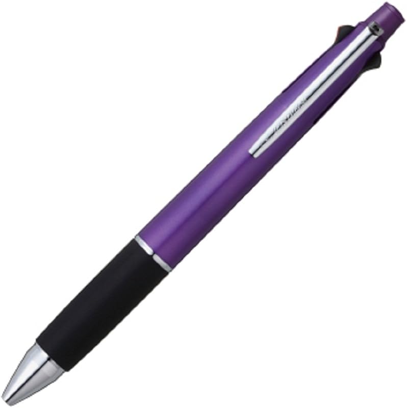 Uni Jetstream Bolígrafo múltiple de 0,5 mm y lápiz de 0,5 mm, cuerpo morado (MSXE510005.11)