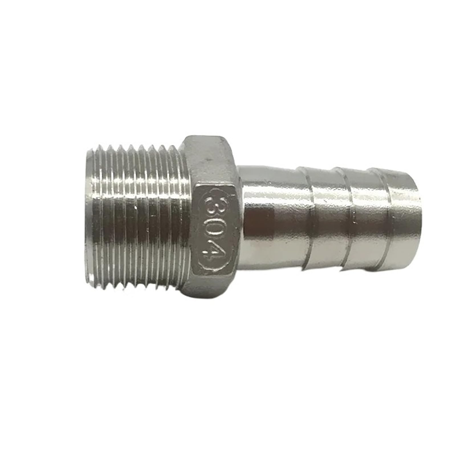 Złącze węża ze stali nierdzewnej 304, gwint calowy 1/8" 4/1" 3/8" 1/2" 3/4" 6 mm 8 mm 10 mm 12 mm, nawadnianie ogrodu (10 mm, 1/4")