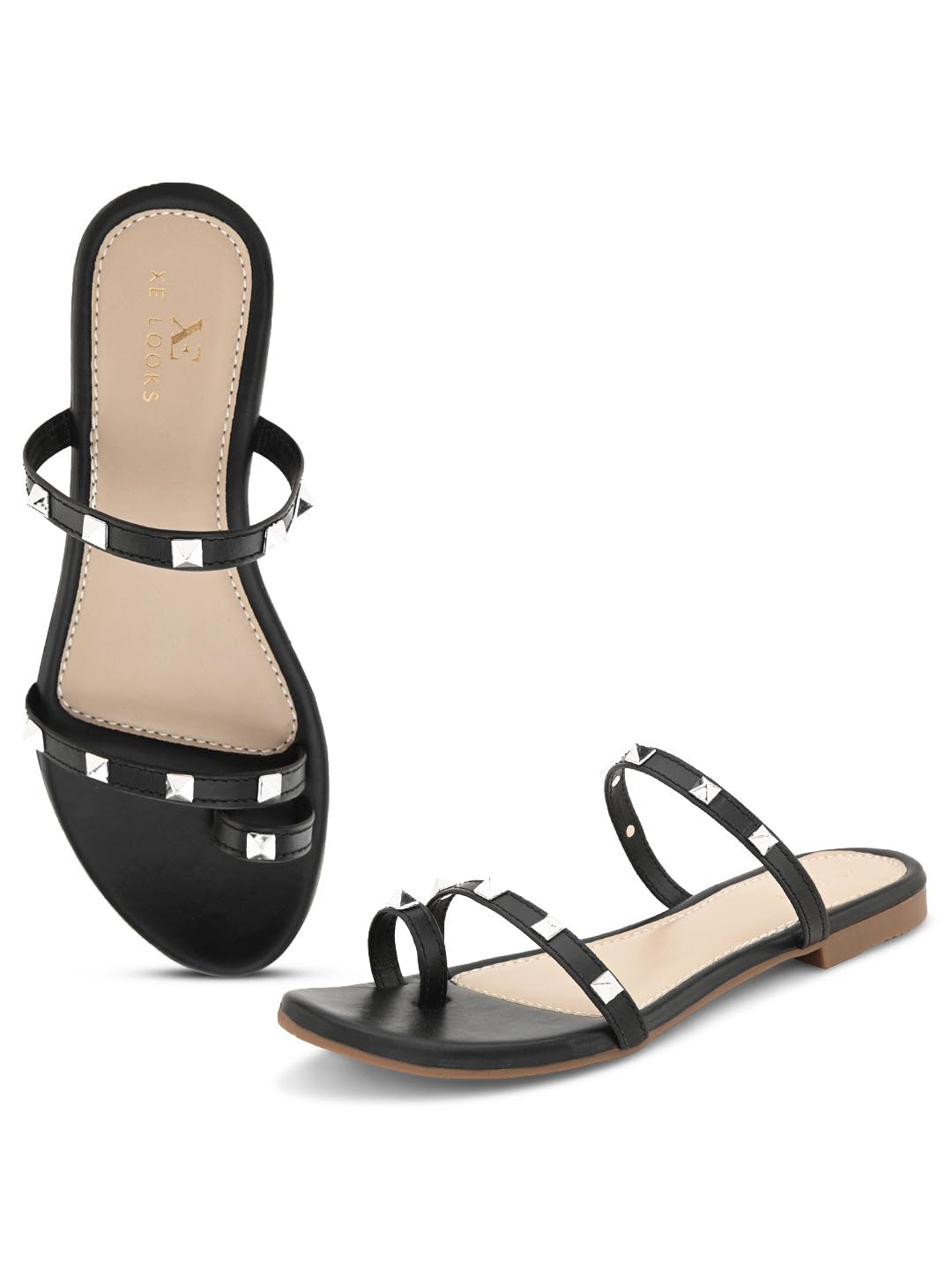 See full amazon price history chart for XE Looks Stylish Womens Thong Sandals with Studded Black Straps UK-9 XE Looks Stylish Womens Thong Sandals with Studded Black Straps UK-9 (B0D8YMQQ1V) Amazon Price History, Amazon Price Tracker
