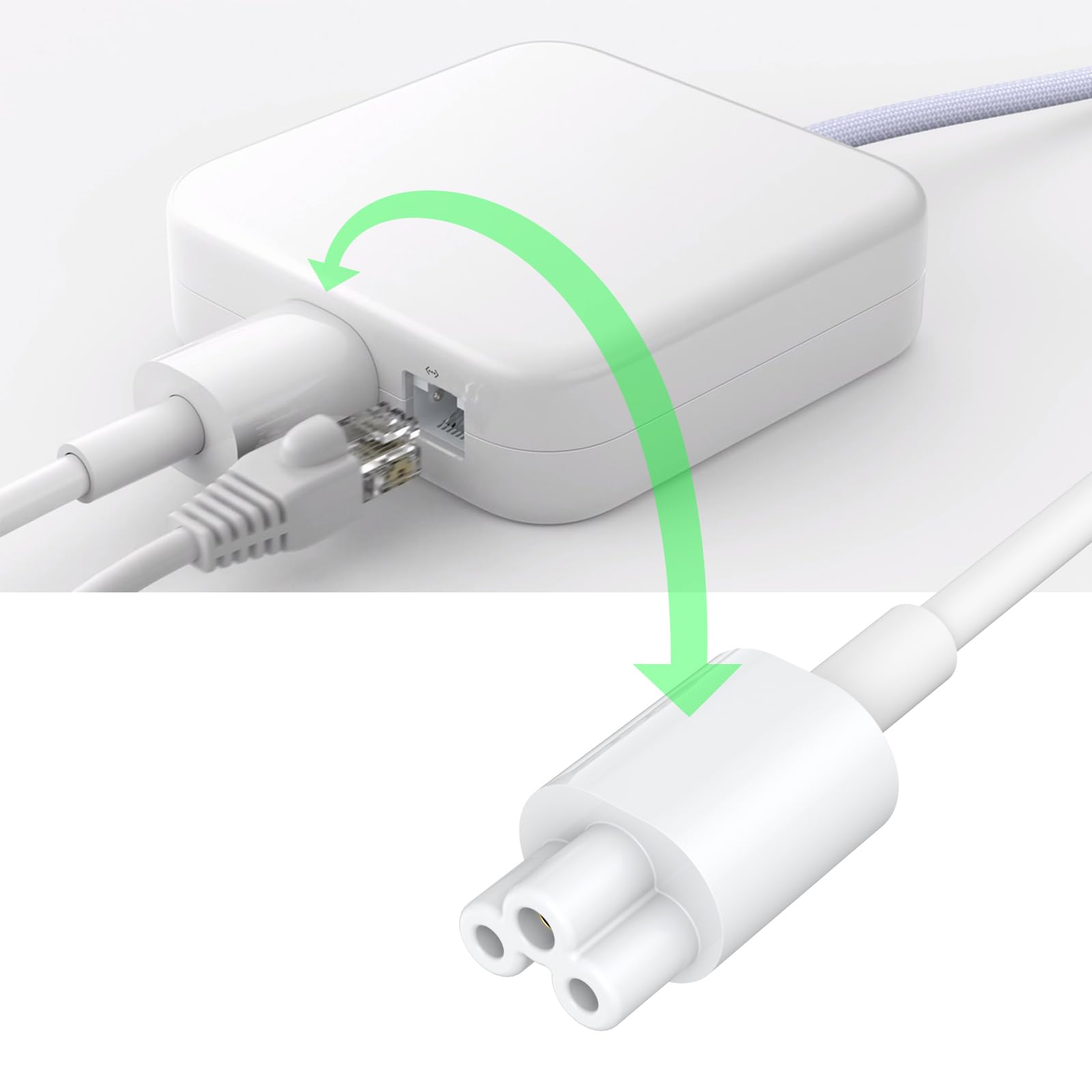 Macデスクトップ 143W iMac Power Adapter WESAPPINC Replacement Extension Cable 143W Power Adapter