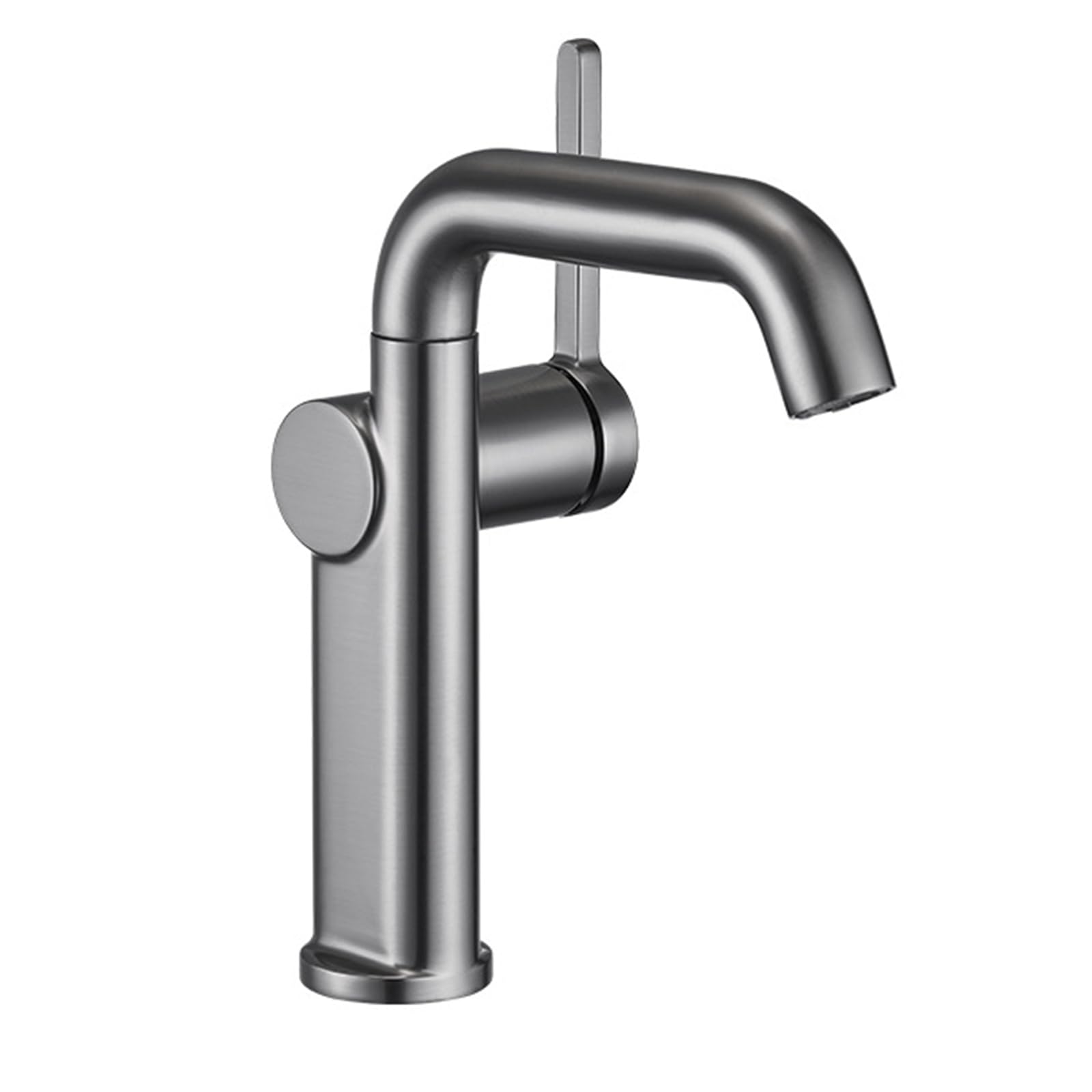 Grifo de lavabo QYYZTQY con ducha cepillada y control monomando de agua 4