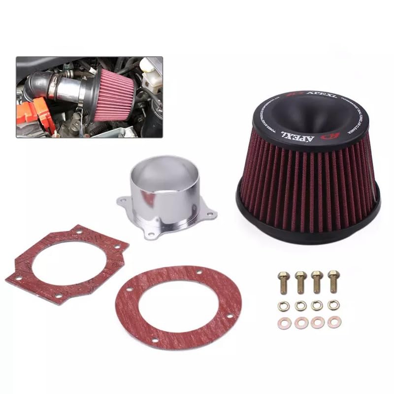 Apexi Universal Car Vehicle Intake Air Filter 75mm/3 Inches Dual Funnel Adapter
