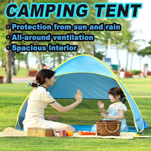 Carpa Pop Up para Playa y Camping Ligera y Portátil miniatura 3