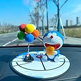YANYA かわいい車の装飾品 ドラえもん カーアクセサリージングル猫漫画 クリエイティブドールインテリアバースデー(5)