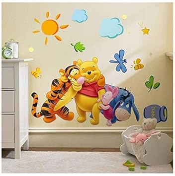 JAAMSO Royals Vinyl Animal Wall Sticker, 2 x 24.01 x 2 inches, Multicolour