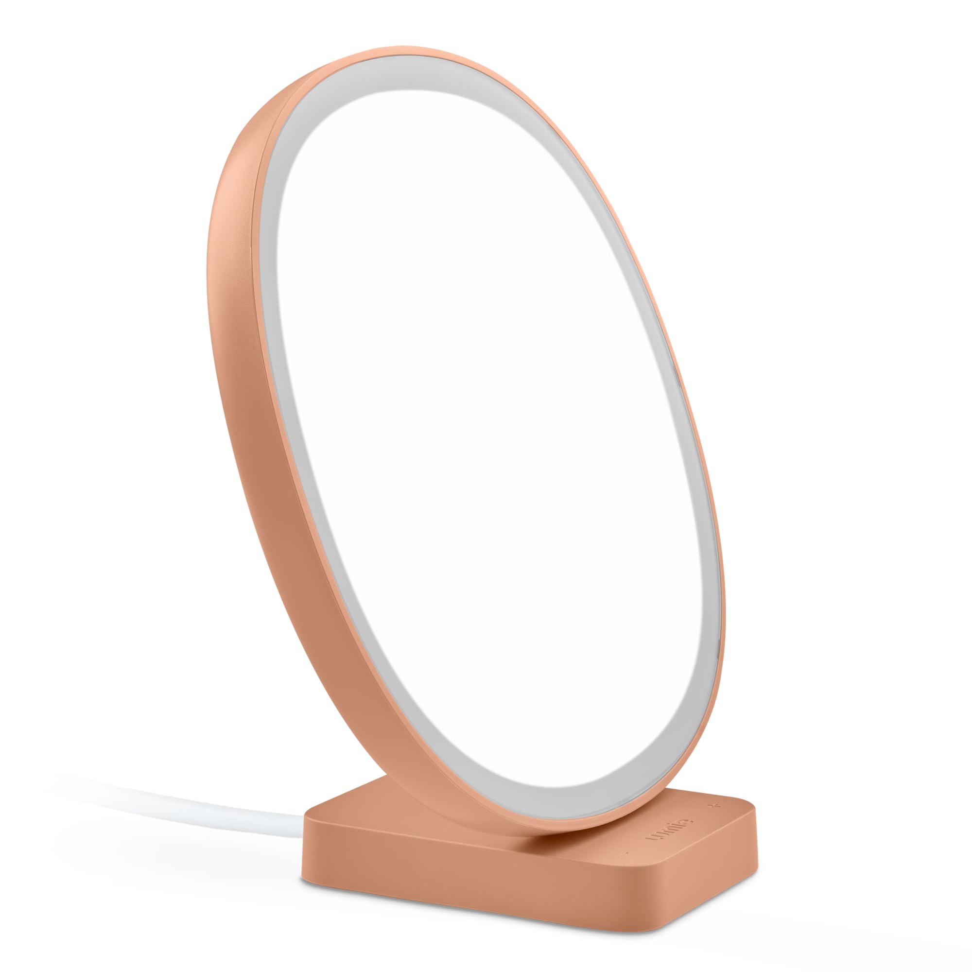 Lumie Dash - Lámpara compacta de terapia de luz brillante para mejorar el estado de ánimo y la energía, con iluminación clara como el cristal y máximo confort visual, Terracotta Pink