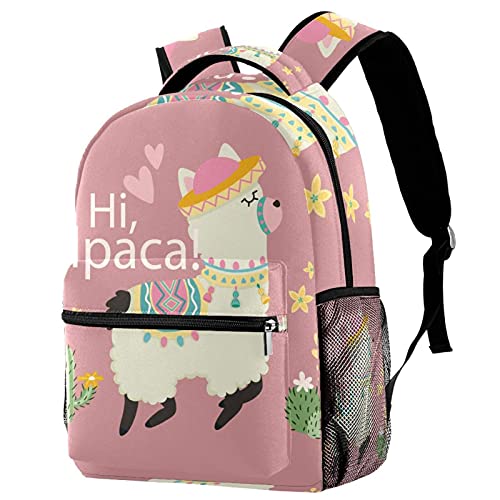 Sac à dos coloré avec papillons résistant pour transporter les grands cahiers