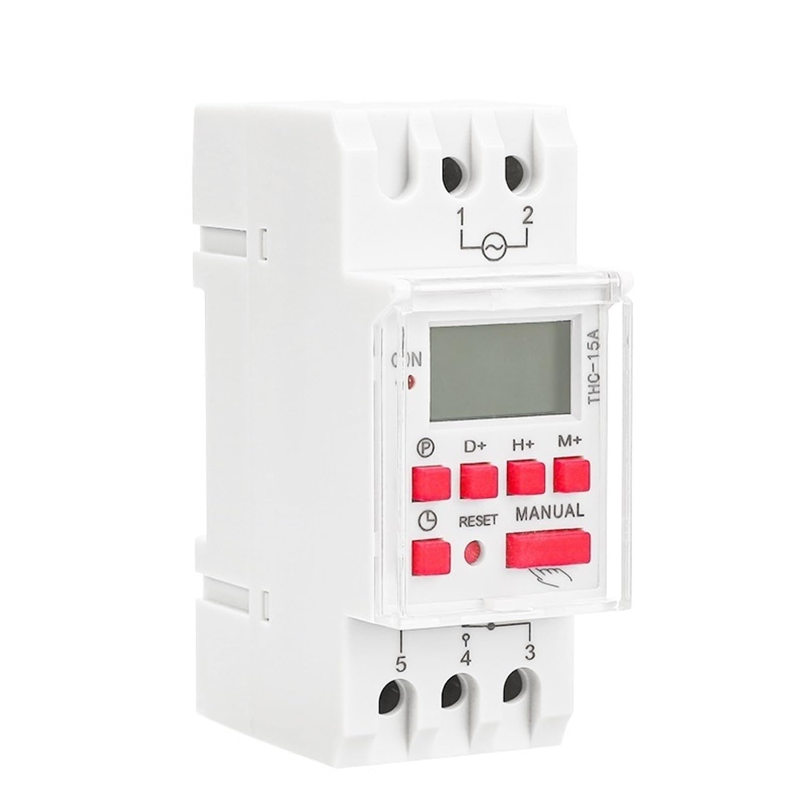 1PCS Weekly Timer Switch Programmable Timer with Battery 7 Days Timer Switch timer 15A 20A 30A 12V 24V110V 220V 240V(THC-30A-AC110V)