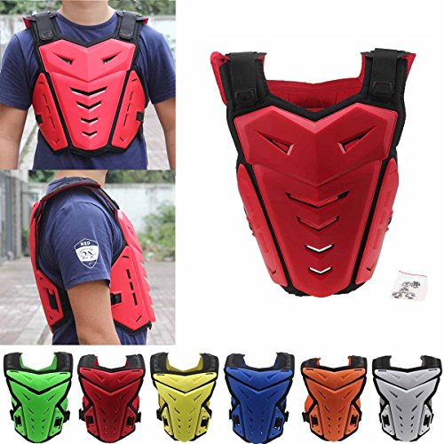 Possbay Chest Back Vest Armor Protector for Motocross Riding Skating Skiing Scooter