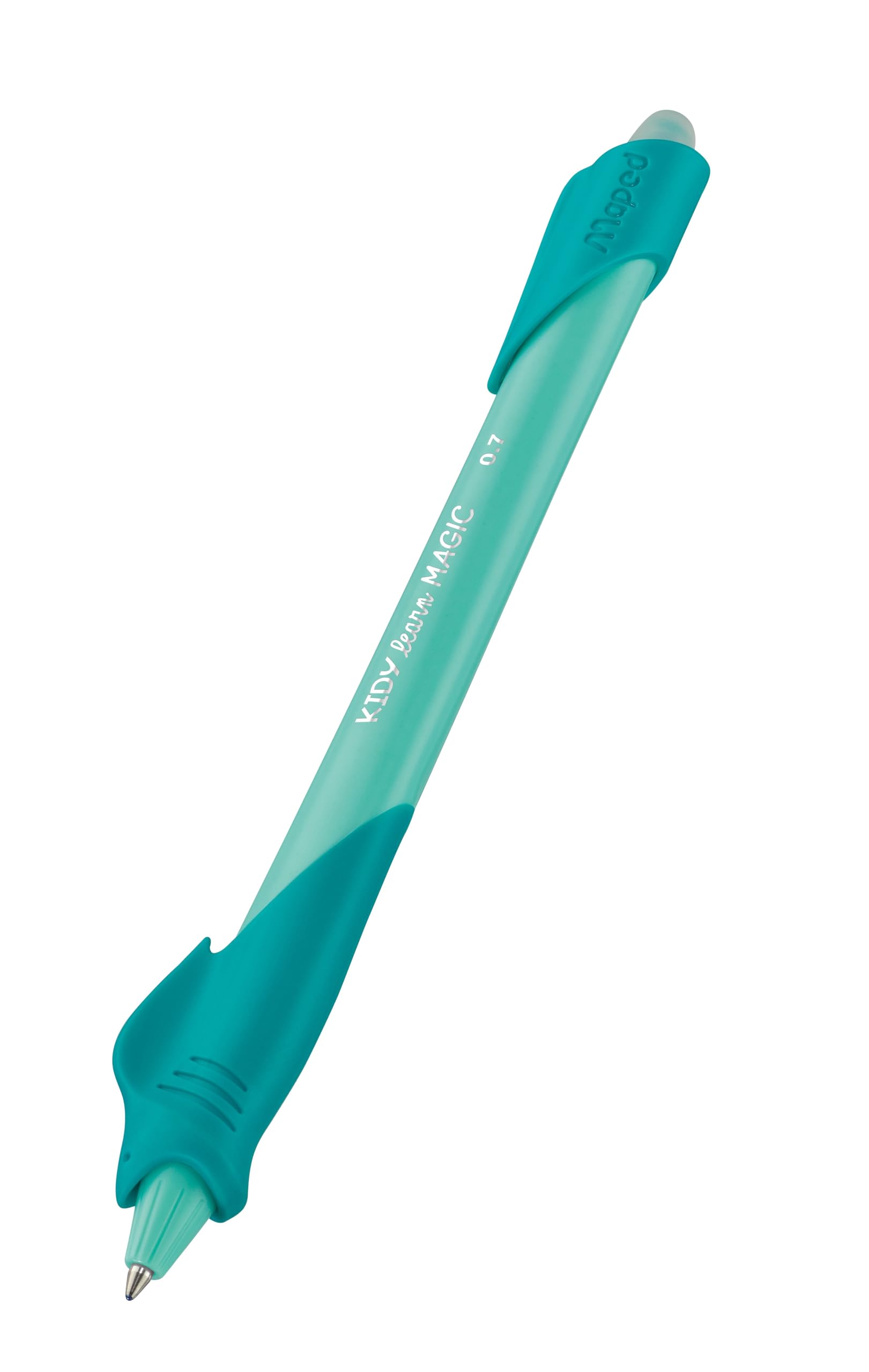 Maped - Radierbarer Stift Kidy Learn Display – Kugelschreiber für Kinder mit integriertem Radiergummi, nachfüllbar und ergonomisch – Schulbedarf zum Erlernen des Schreibens – Zubehör für den