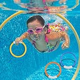 IOPJLK Unterwasser Tauchspielzeug Set 11 Stück, Tauchringe für Kinder ab 4-12, Tauchring Algenspielzeug Torpedo Wasserspielzeug Set, Sommer Poolparty Geschenk für Jungen und Mädchen